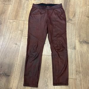 Free People faux leather pants